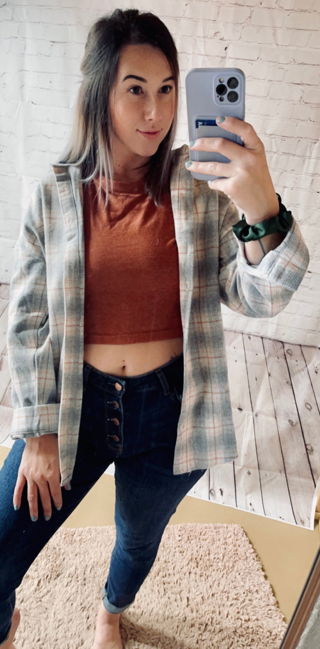 Fall in Love flannel