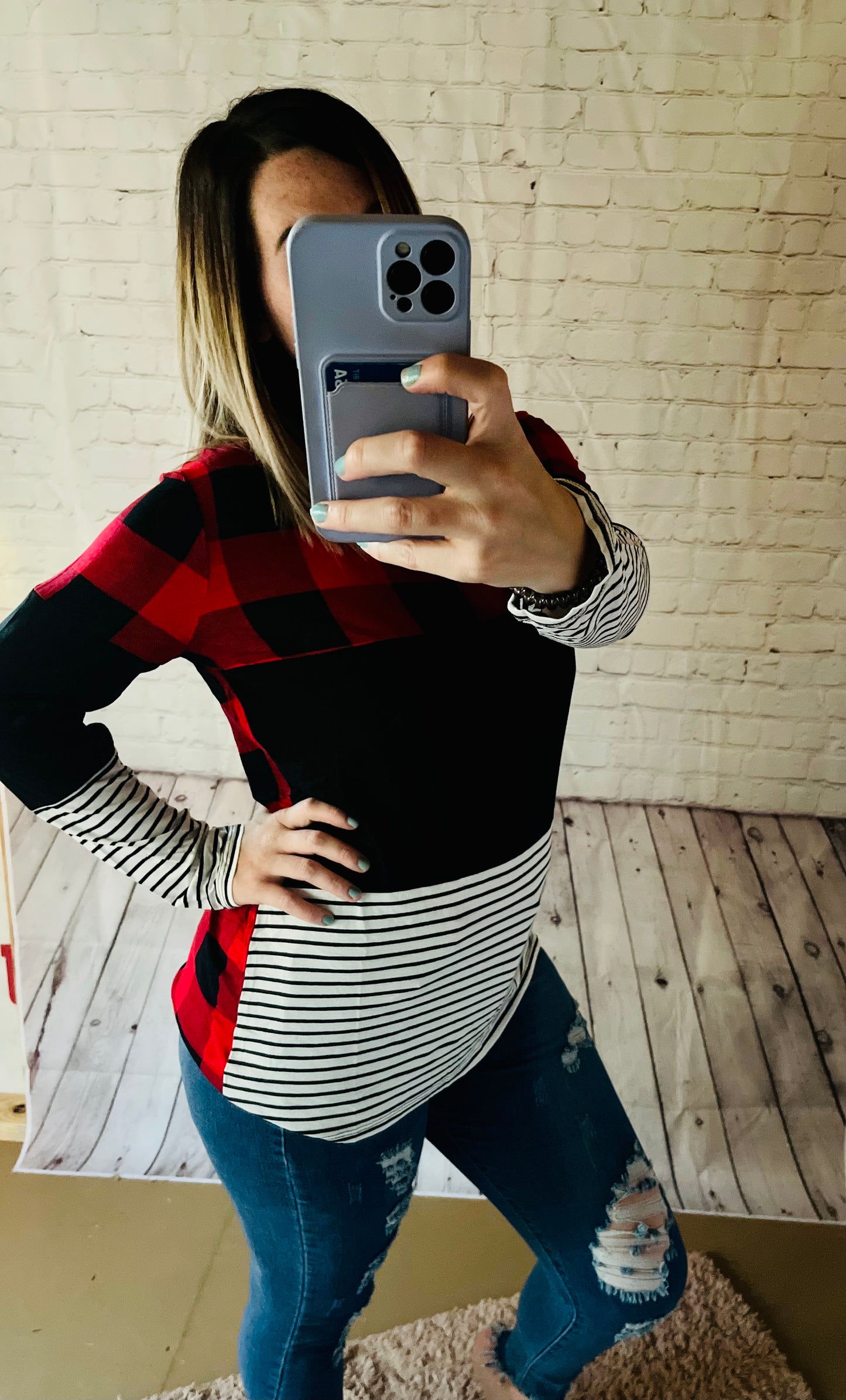 Buffalo Plaid top